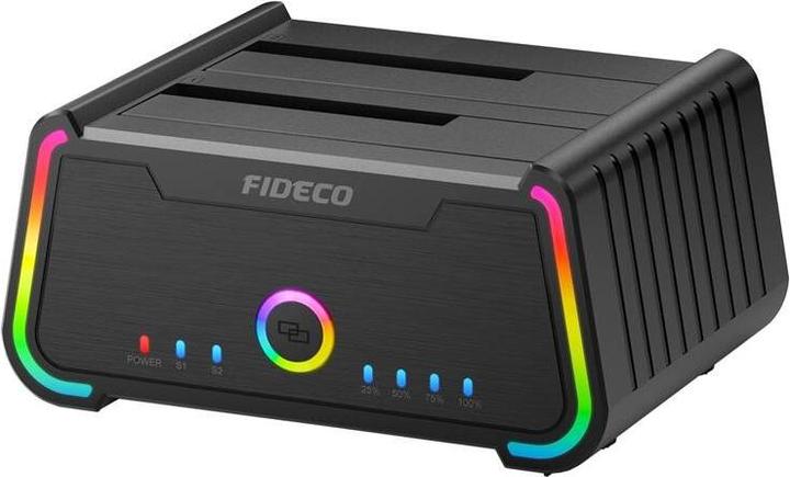 Immagine prodotto Fideco Stazione di aggancio/clonazione HDD/SSD YPZ230R (SATA 2,5"/3,5", UASP)