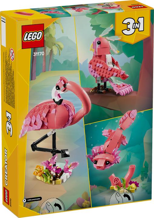 Image du produit LEGO Animaux sauvages : le flamant rose (31170, LEGO Creator Expert)