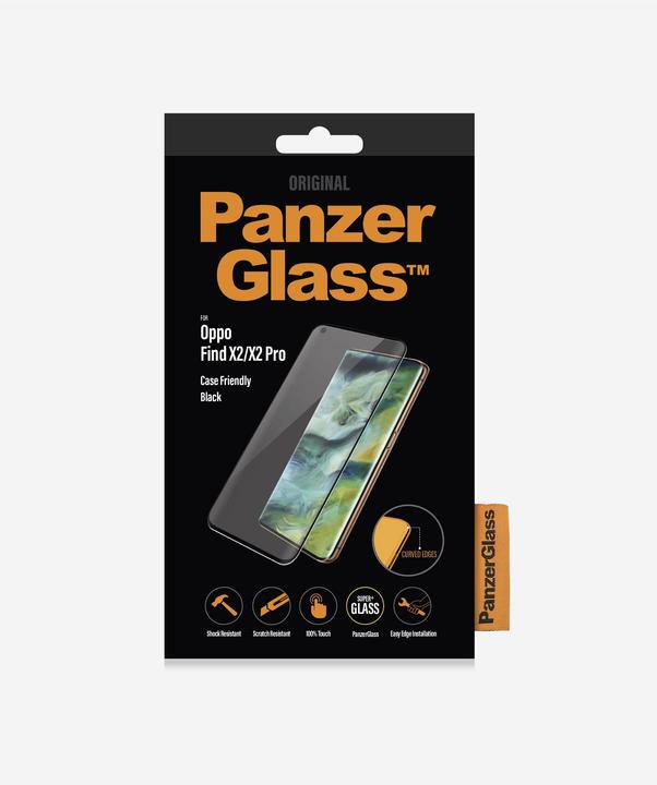 Actual product image PanzerGlass edge to edge (1 Piece, Oppo Find X2)