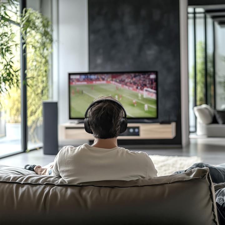 Actual product image Mixx StreamQ Surround TV Media headphones black (40 h, Cable)