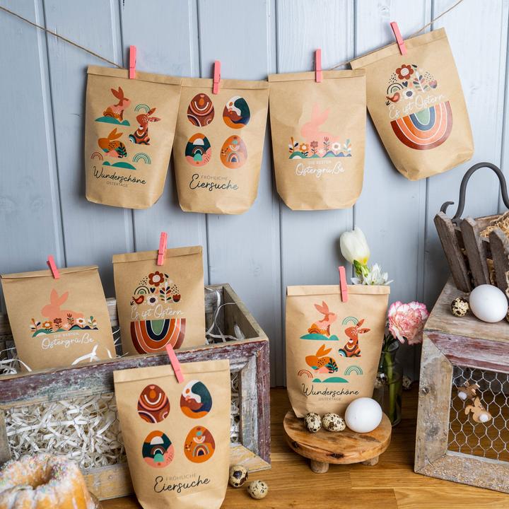 Image du produit Papierdrachen Pochettes cadeaux de Pâques Set 6 (Pochette cadeau, 6 x)