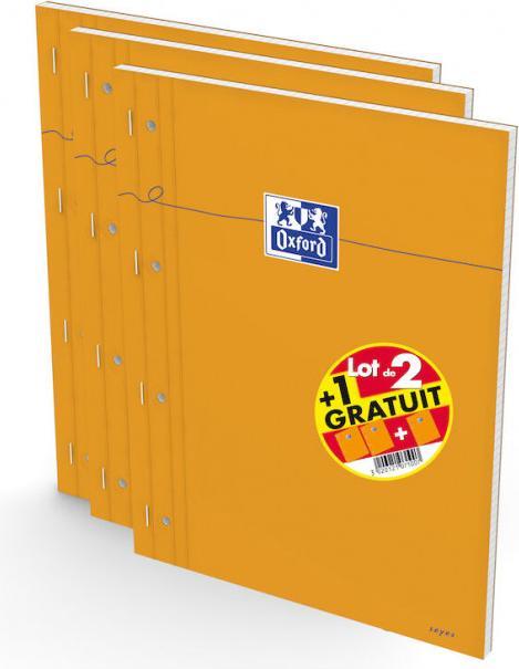 Actual product image Oxford Notepad, 230 x 297, seyŠs, 80 sheets, orange (A4, No binding)