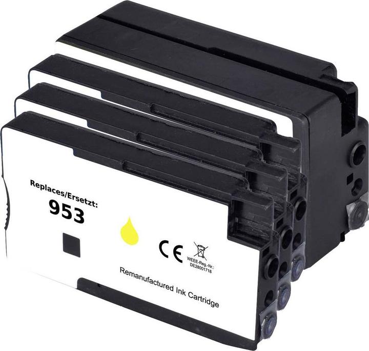 Produktbild Renkforce Tintenpatrone ersetzt HP 953 (6ZC69AE) Kompatibel Kombi-Pack Schwarz, Cyan, Magenta, Gelb (M, BK, C, Y)