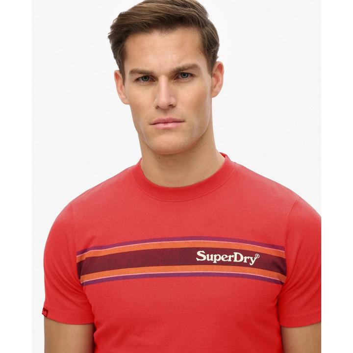 Immagine prodotto Superdry Lässiges Venue T-Shirt mit Streifen und Logo (S)