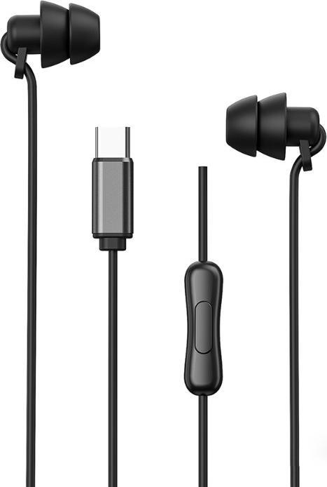 Produktbild Wekome YB02 SHQ-Serie – USB-C-Kopfhörer mit Kabel (Schwarz) (Kabelgebunden)