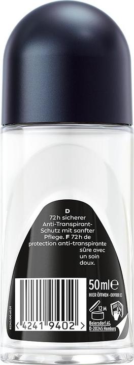 Productafbeelding NIVEA MEN Black & White Invisible Original (Rol op, 50 ml)