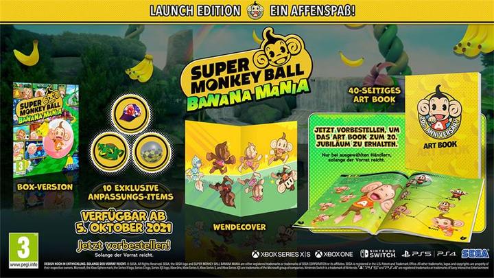 Produktbild Sega Super Monkey Ball: Banana Mania - Launch Edition (PS4, Multilingual)