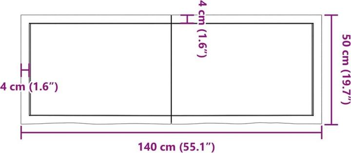 Actual product image VidaXL Emerald (140 x 50 x 6 cm)