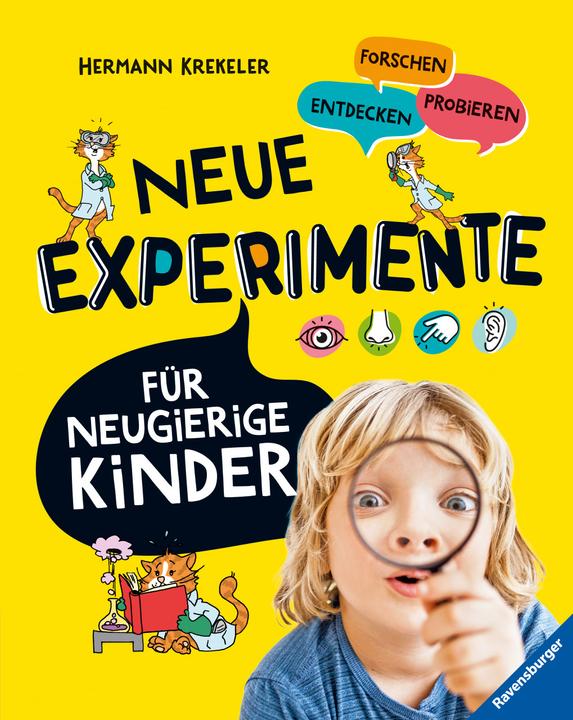 Immagine prodotto Ravensburger Neue Experimente für Kinder - Spannende Versuche für Kinder ab 5 Jahren (Tedesco, Hermann Krekeler, 2022)