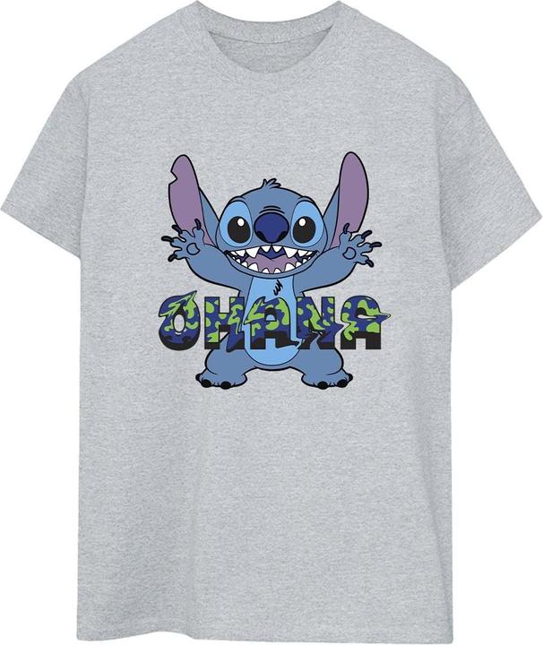 Produktbild Disney Lilo And Stitch Ohana Blue Glitch TShirt (XL)