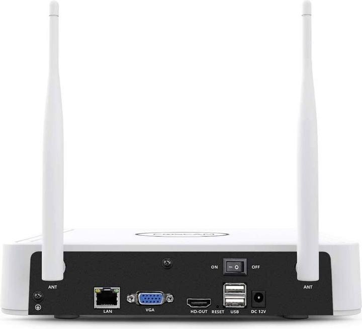 Produktbild Foscam FN7108W-B4-1T Video-Überwachungssystem Weiss 1x NVR (FN7108W) inkl. 1TB Festplatte, 4x WLAN-K (1920 x 1080 Pixels)