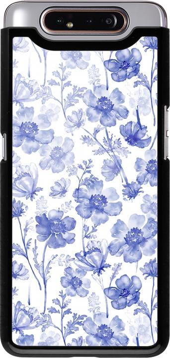 Actual product image PhoneLook Coque Spring 23 watercolor blue flowers (Samsung Galaxy A80)