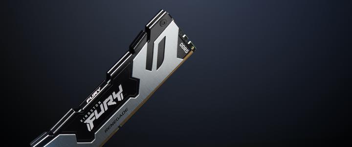 Actual product image Kingston 48GB 8800MT/s DDR5 CL42 CUDIMM Kit of 2 FURY Renegade Silver (2 x 24GB, 8800 MHz, DDR5 RAM, CU-DIMM)