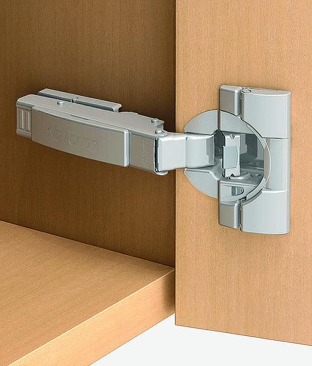 Actual product image Blum Pot hinges CLIP top BLUMOTION, corner hinge 110 ° special