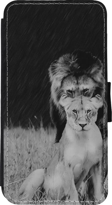 Immagine prodotto PhoneLook Cover Portafoglio nero Leoni arrabbiati (Apple iPhone XS Max)