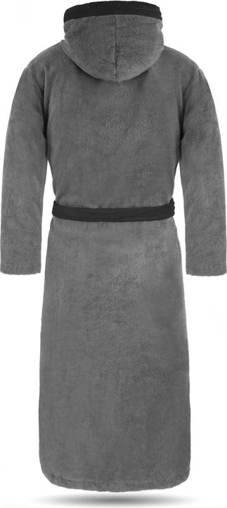 Actual product image Normani Ladies Cotton Bathrobe with Terrycloth, two-tone - OEKO-TEX® 100 - 8783 (L)