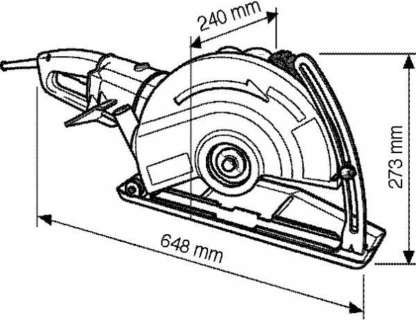 Produktbild Makita Trennschleifer (Trennschleifer, 2400 W)