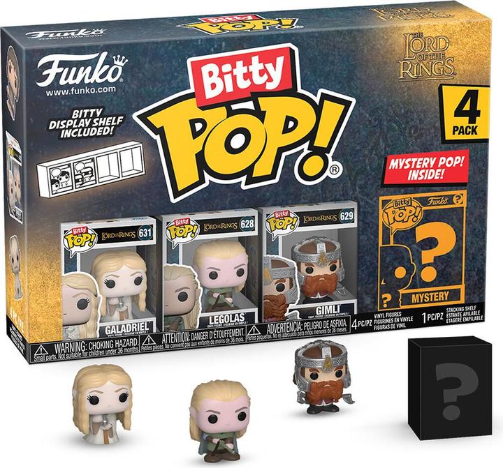 Actual product image Funko Blister 4 figures Bitty POP The Lord of the Rings Galadriel