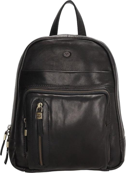 Micmacbags Hide & Stitches Daydreamer Rucksack - Schwarz - 100% Leder