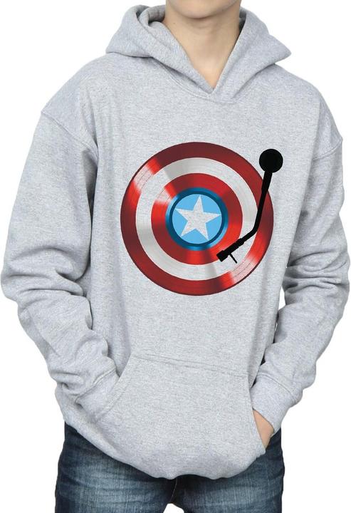 Produktbild Captain America Turntable Kapuzenpullover Jungen (140, 146)