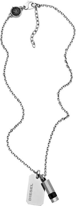 Image du produit Diesel Pendentif double (Acier inoxydable, 50 - 55 cm)