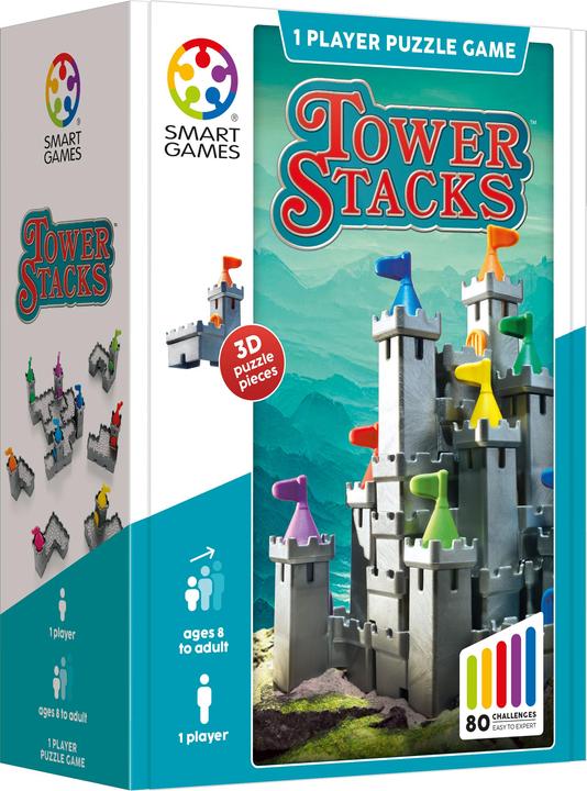 Actual product image Smart Games Tower Stacks (German, French, Italian, English)