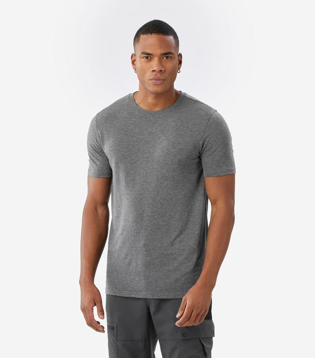 Actual product image Simond Merinoshirt Herren kurzarm Lyocell - Merino Fresh grau (M)