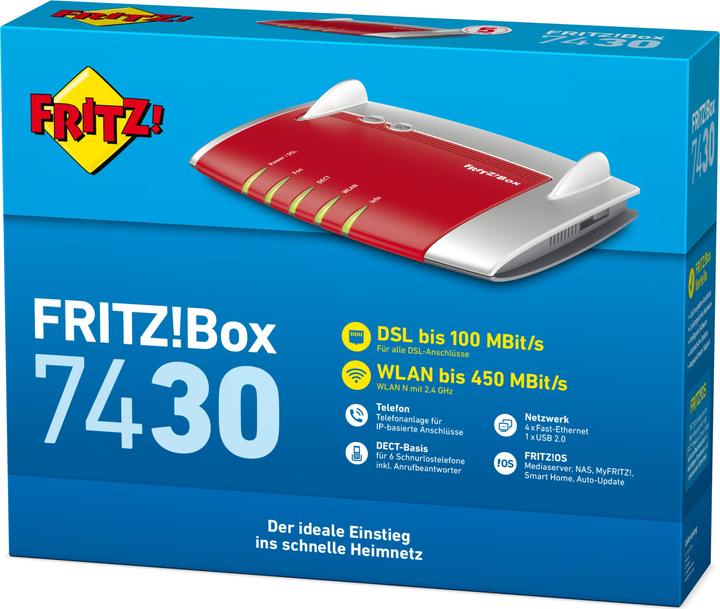 Produktbild AVM FRITZ!Box 7430 DE Version