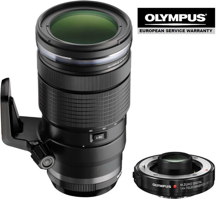 Image du produit Olympus ED 40-150mm f/2.8 PRO avec téléconvertisseur MC-14 1.4x (Micro Four Thirds, Micro Four Thirds)