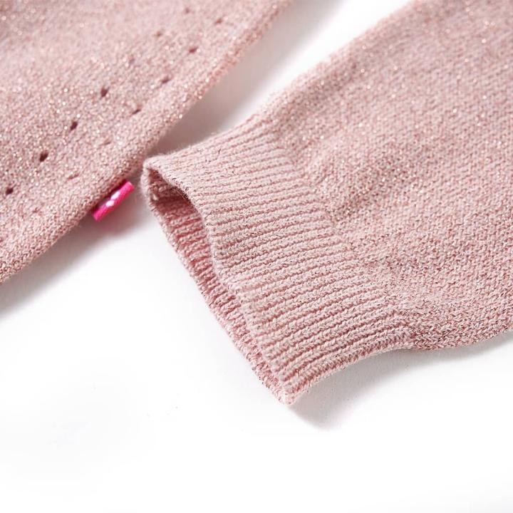 Produktbild VidaXL Kinder-Strickjacke Zartrosa 128,Material: 97 % Baumwolle. 3 (128)