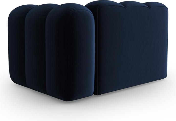 Actual product image Micadoni Velvet Modul Right, "Lupine", 1 Seat, 115x95x70Made in Europe (1-seater, Modular sofa)