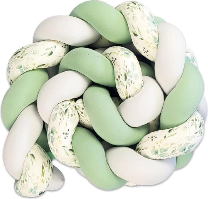 Produktbild Love Kids Bettschlange klassisch geflochten, Eucalyptus