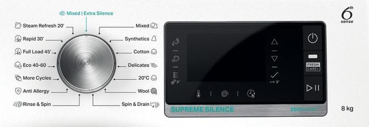 Image du produit Whirlpool PRALKA W7X W845WB EE Silence suprême (8 kg, Gauche)