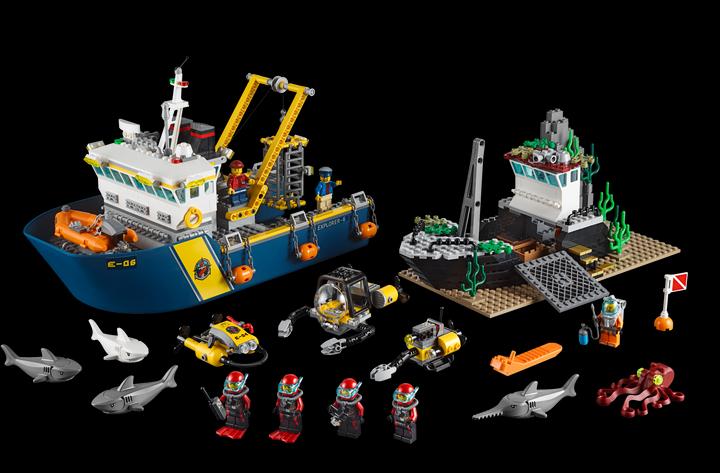 Produktbild LEGO Tiefsee-Expeditionsschiff (60095, LEGO Seltene Sets, LEGO City)