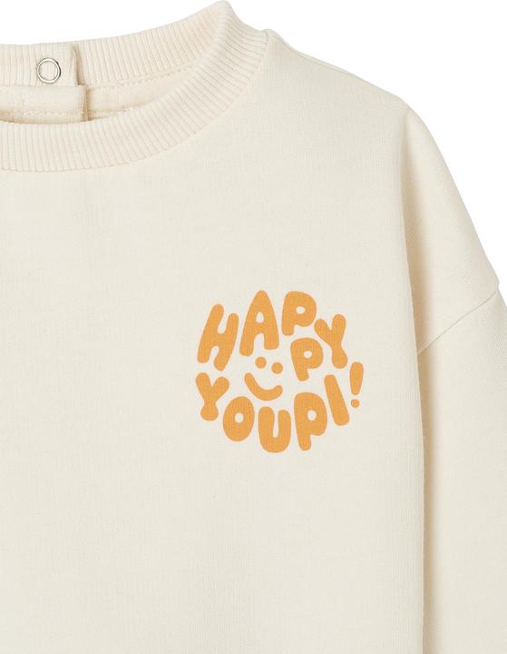 Produktbild Vertbaudet Baby Rundhals-Sweatshirt BASIC mit Recycling-Polyester (62)