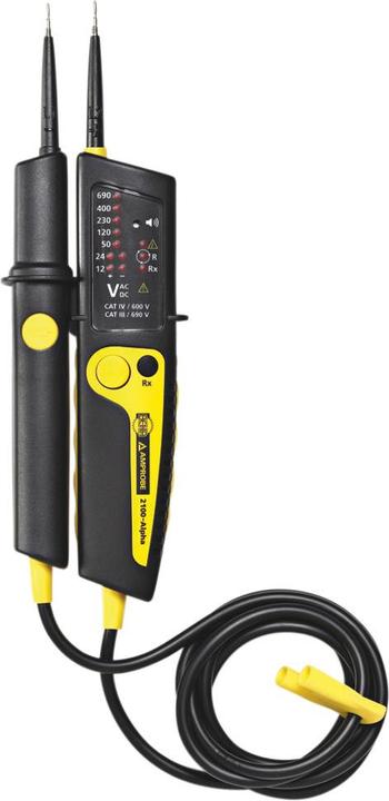 Batteries, Manual, Test probe protection