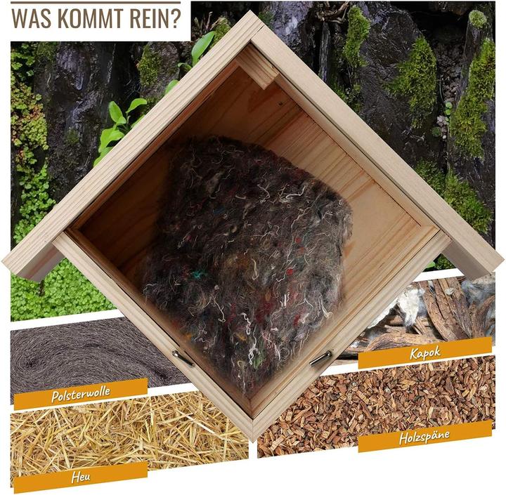 Immagine prodotto Wildtier Herz Bumblebee hotel da appendere (Calabroni)