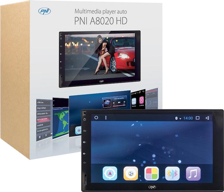 Produktbild PNI Auto-Multimedia-Player A8020 HD mit GPS und Android-Bluetooth-WLAN-Installation 2 DIN ohne optis