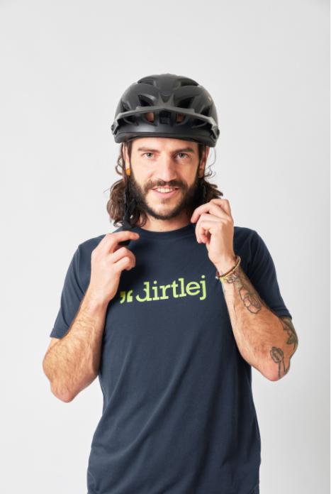 Immagine prodotto dirtlej Maglia a maniche corte Mountee, blu/lime, XL (XL)