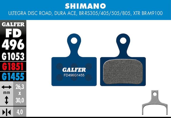 Produktbild Galfer Bike Road Bremsbeläge (Shimano, Semi-Metallisch)