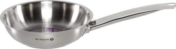 Produktbild de Buyer PRIM'APPETY Bratpfanne Ø20cm, Induktion (20 cm, Bräter + Schmortopf, Edelstahl)