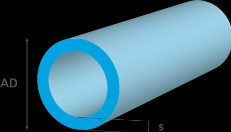 Immagine prodotto Brütsch-Rüegger Metals Tubo tondo in acciaio, 100,00 x 5,00 mm (1 x 1,5 m)