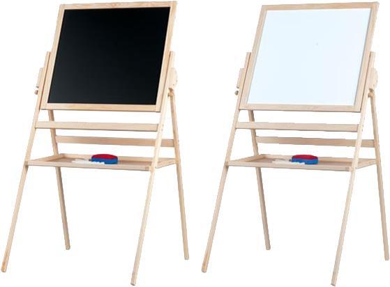 Sombo Blackboard 2 in1 white/black incl. chalk and correction pen
