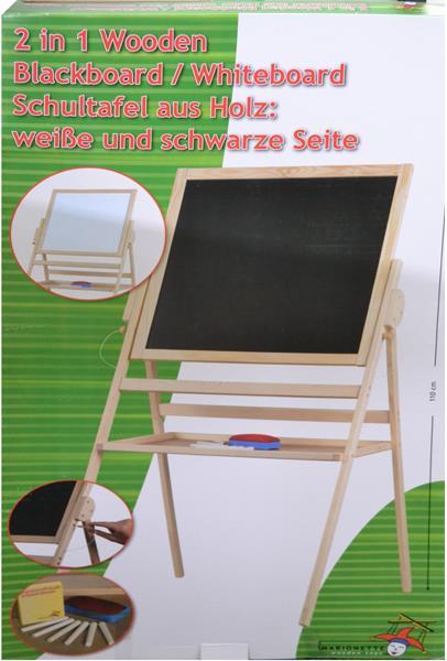 Actual product image Sombo Blackboard 2 in1 white/black incl. chalk and correction pen