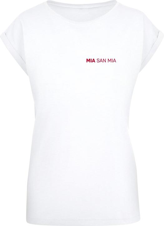 Produktbild FC Bayern München Ladies Mia San Mia Red Extended Shoulder Tee - 116671 (M)