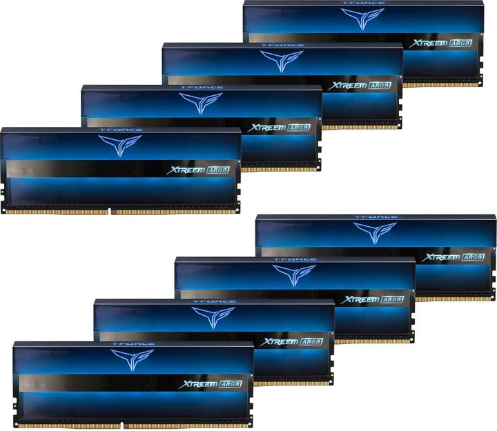 Actual product image Team Electronic Team T-F XTREEM 64GB DDR4 3600-18 TF10D464G3600HC18JOC01 (8 x 8GB, 3600 MHz, DDR4-RAM, DIMM)
