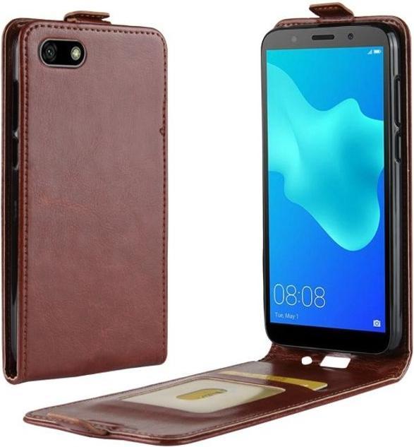 Actual product image MU Classic Crazy Horse Leather Flipcase Series (Huawei Y5 (2018))