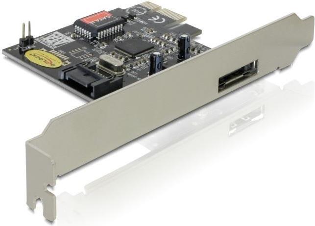 Produktbild Delock PCI Express Karte > 1 x extern eSATA 3 Gb/s + 1 x intern SATA 3 Gb/s