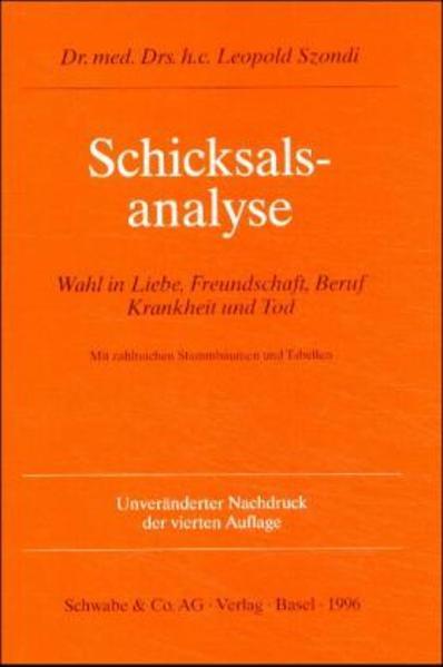 Image du produit Schicksalanalyse (Allemand, Leopold Szondi, 2004)