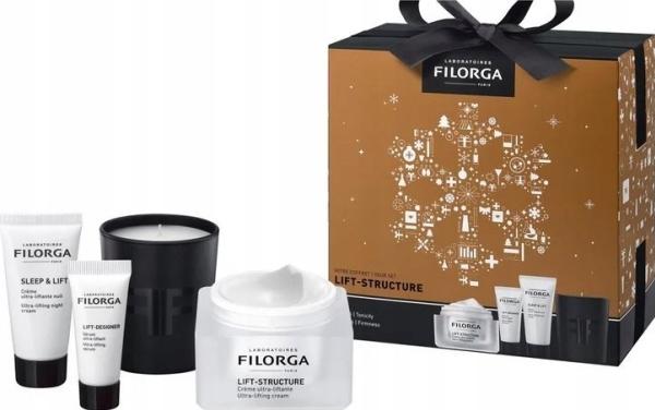 Filorga SET (LIFT DESIGNER 7ML + LIFT STRUCTURE 50ML + SLEEP&LIFT 15ML + SCENTED CANDLE) (Gesichtspflege set)